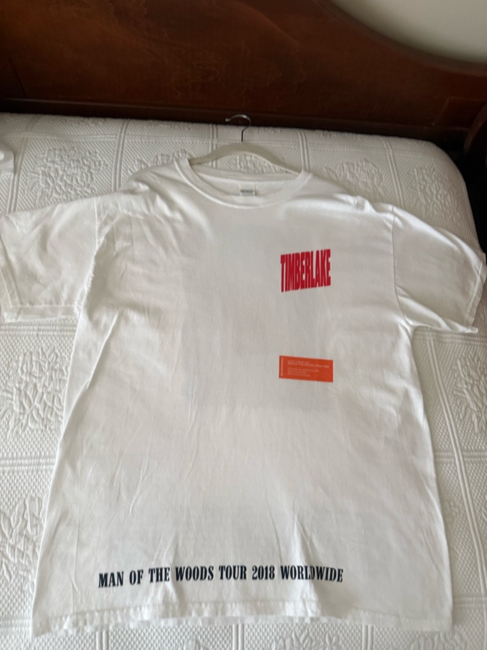Justin Timberlake Man of the Woods Tour TShirt. Size - Large